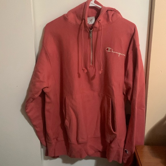 NWOT Champion hooded half zip - Picture 1 of 5